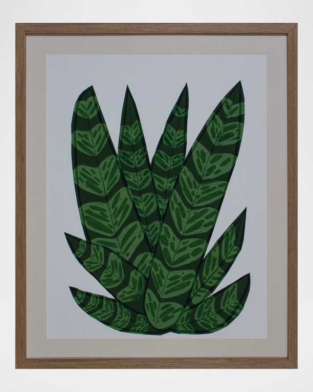 "Tropical Plush" Framed Wall Art